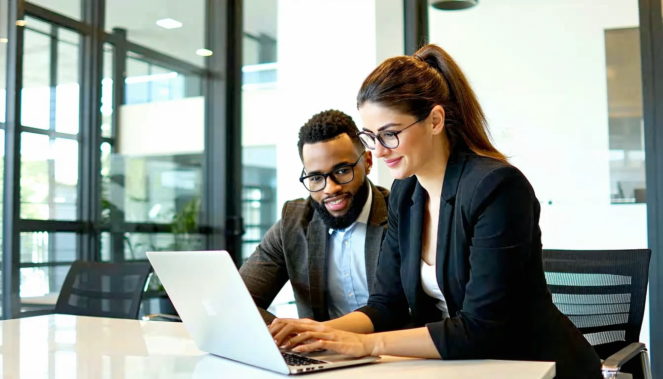 Practice owner meeting with IT consultant about HIPAA compliance