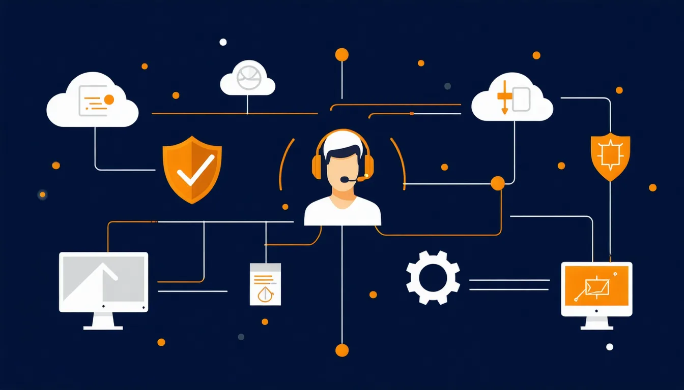 Property Management Data Security - professional cybersecurity concept