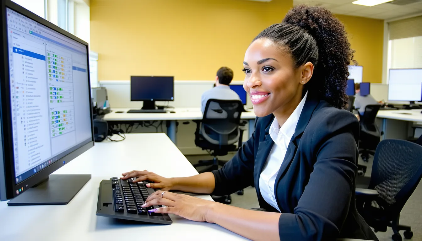 Medical professional reviewing encrypted email on tablet in clinical environment